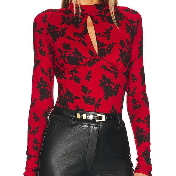 Free People Tops - FREE  PEOPLE dinner party keyhole top Sz M NEW